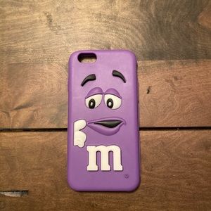 M&M’s iPhone 6s/7 Silicone Purple Character Case